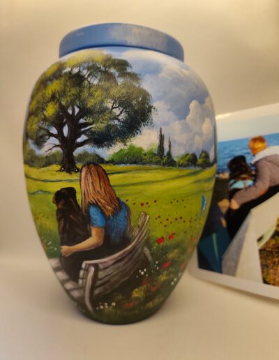 Tierurnen Vase -Portrait-024