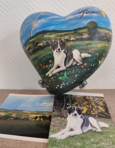 Tierurnen Herz- Portrait-158